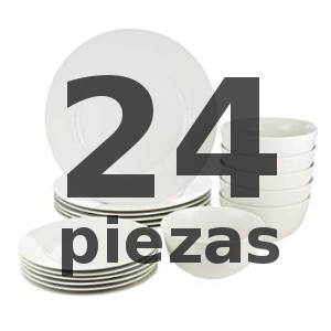Las Mejores Vajillas de 24 Piezas