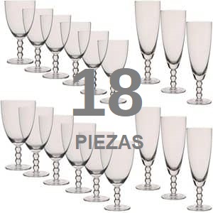 Comprar CristalerÍas de 18 Piezas Online