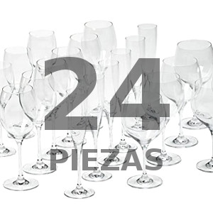 Las Mejores Cristalerías 24 Piezas
