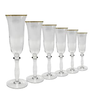 Las mejores copas de cristal con oro