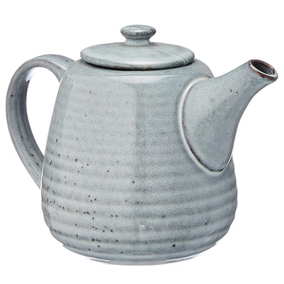 Tetera individual Teabloom 240 ml Taza de vidrio de doble pared con infusor y tapa para preparar una sola taza de té 
